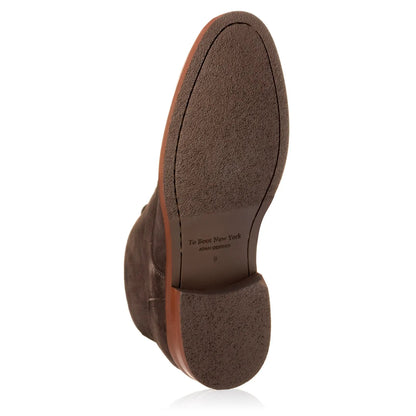 To Boot New York Parker Dark Brown Suede Apron Toe Chukka Boot