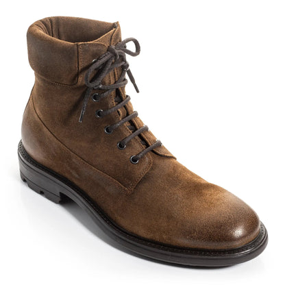 To Boot New York Piero Brown Waxed Suede Luxe Work Boot
