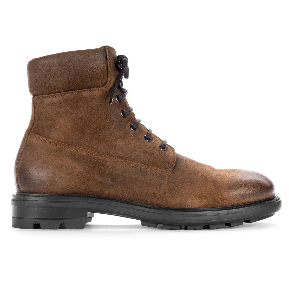 To Boot New York Piero Brown Waxed Suede Luxe Work Boot