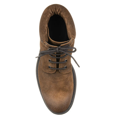 To Boot New York Piero Brown Waxed Suede Luxe Work Boot