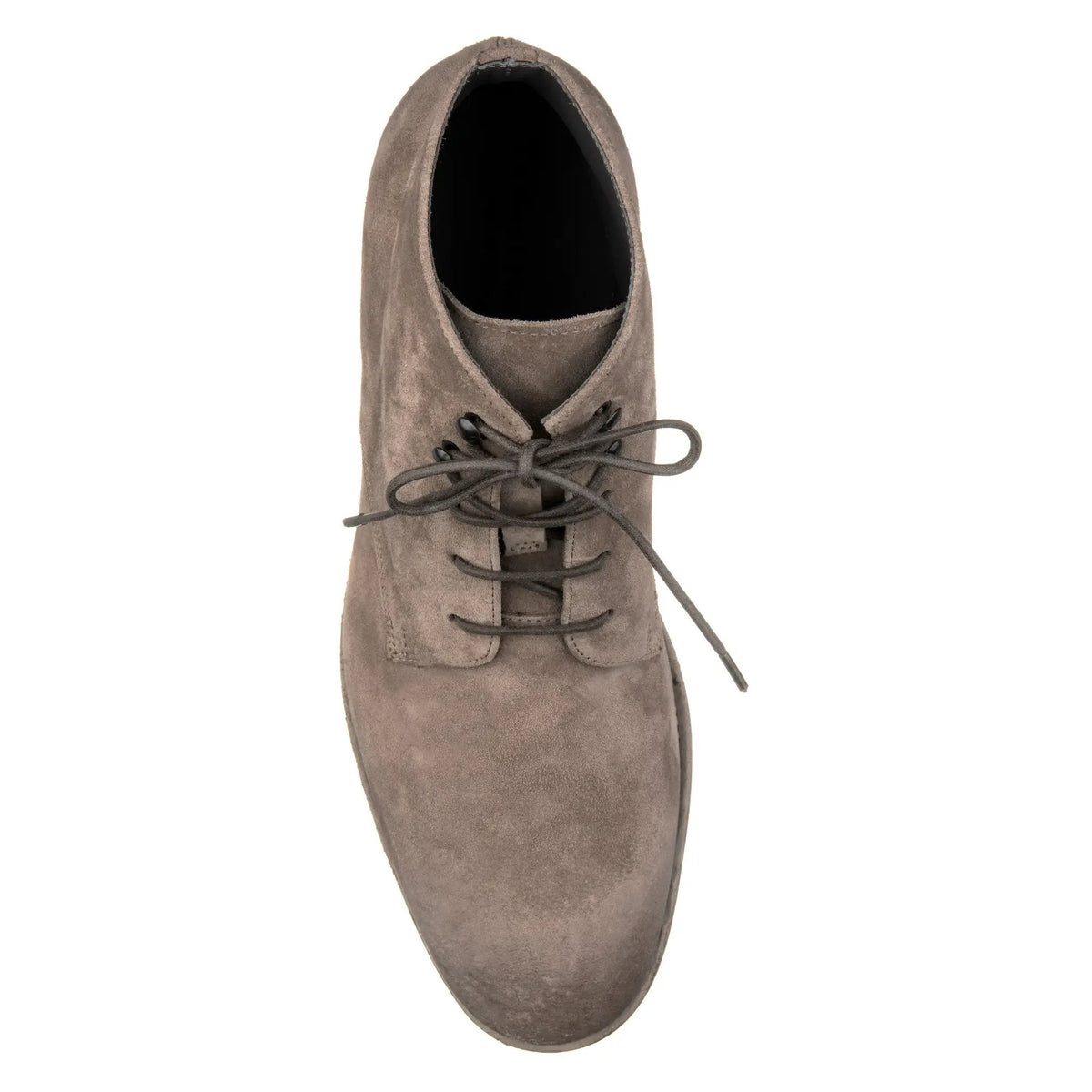 To Boot New York Jarreau Grey Waxed Suede Plain Toe Lace Boot