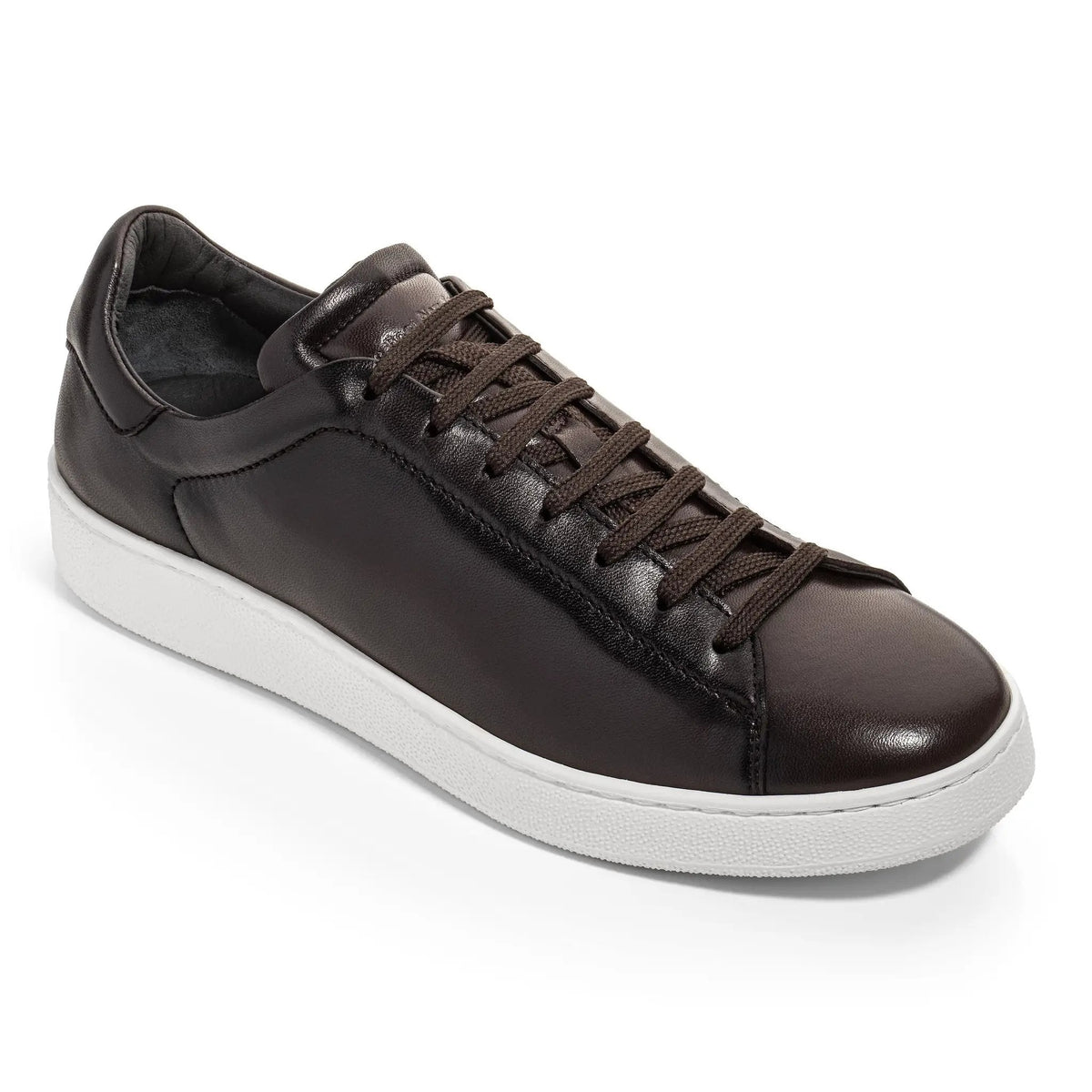 To Boot New York Randolph Coffee Bean Nappa Soft Calf Leather Sneaker