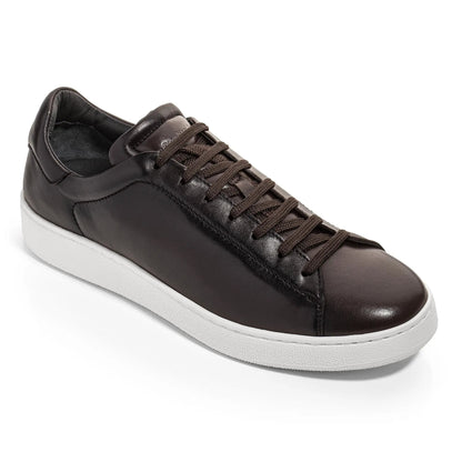 To Boot New York Randolph Coffee Bean Nappa Soft Calf Leather Sneaker