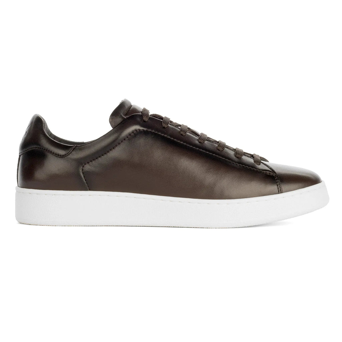 To Boot New York Randolph Coffee Bean Nappa Soft Calf Leather Sneaker