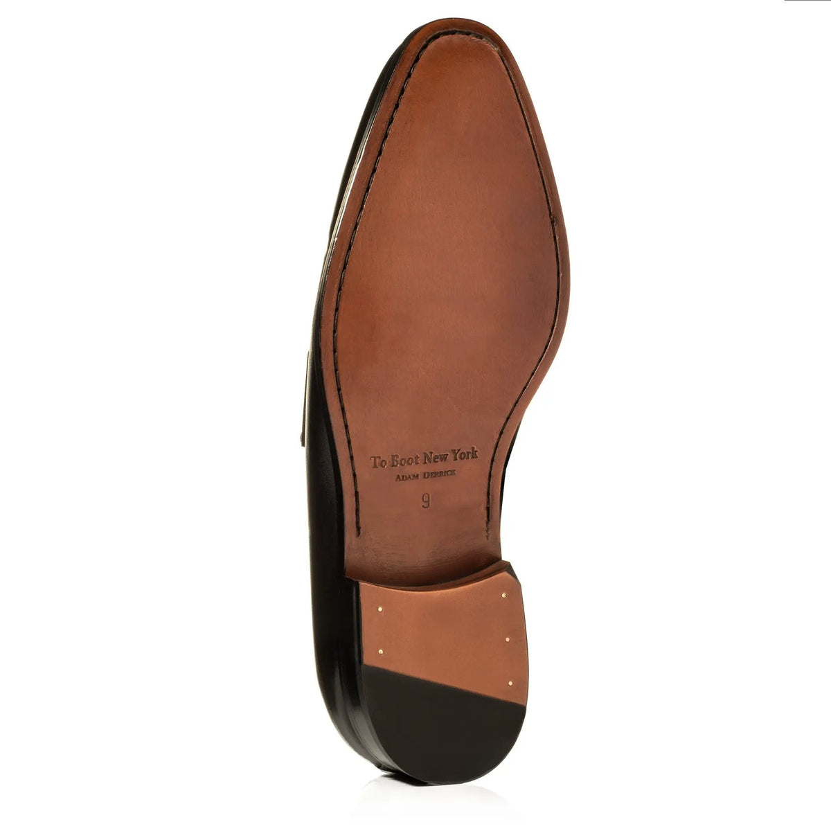 To Boot New York Tesoro Black Calf Slip-on Penny Loafer