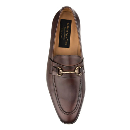 To Boot New York Forio Dark Brown Calf Bit Loafer