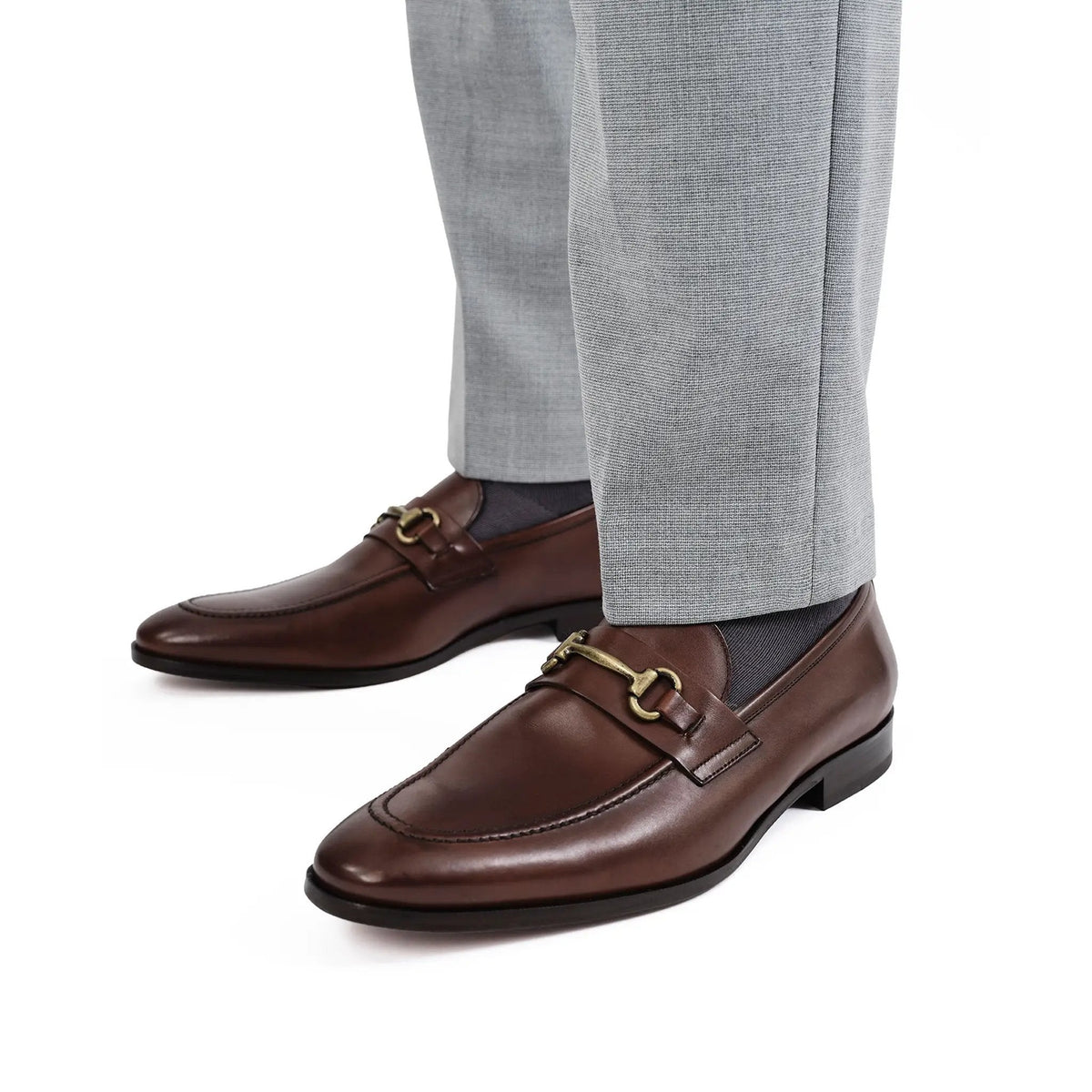To Boot New York Forio Dark Brown Calf Bit Loafer