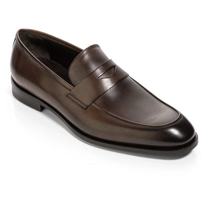 To Boot New York Jagger Dark Brown Calf Penny Loafer