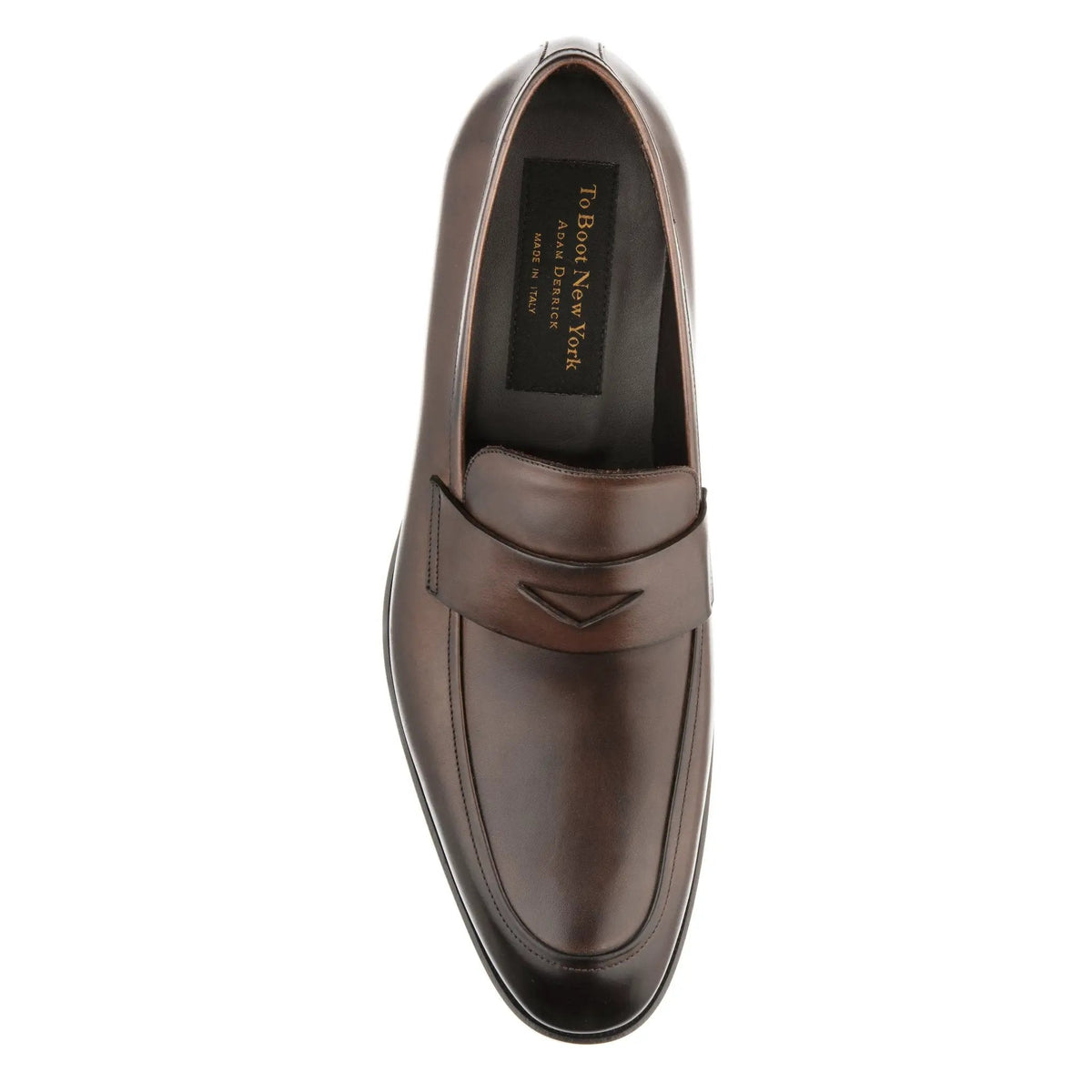 To Boot New York Jagger Dark Brown Calf Penny Loafer