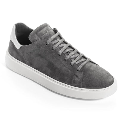 To Boot New York Mathis Grey/White Suede Sneaker