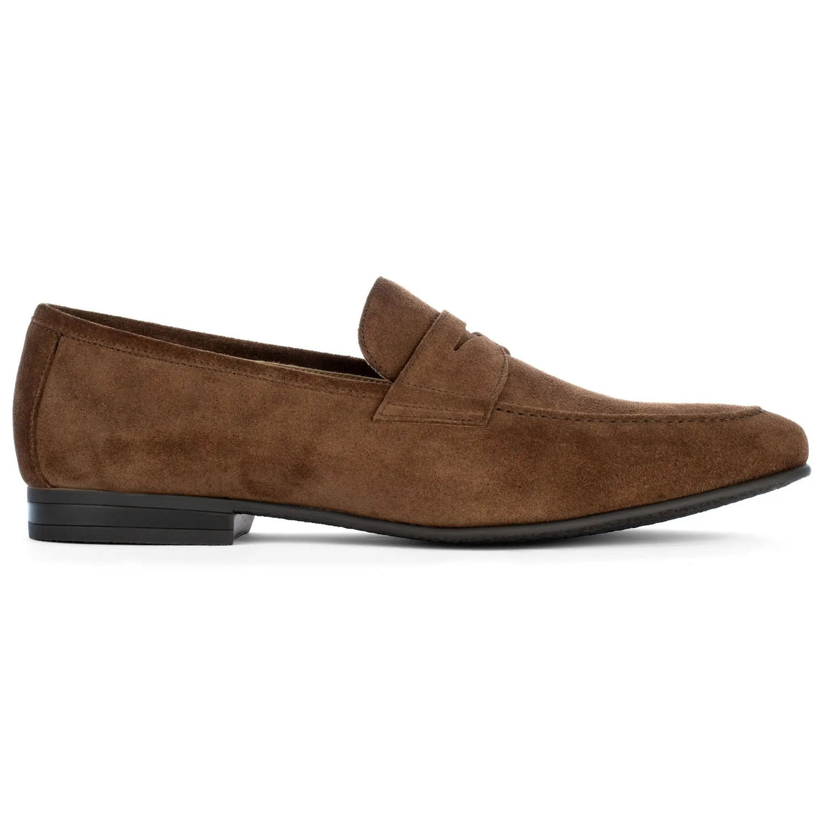 To Boot New York Jenner Medium Brown Suede Penny Loafer