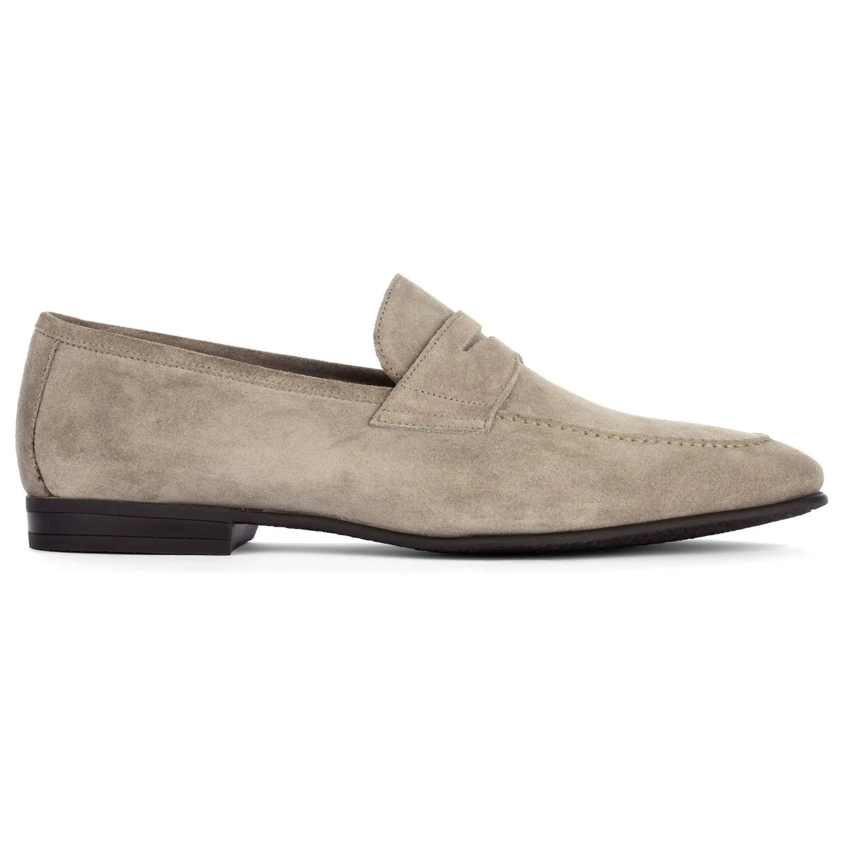 To Boot New York Jenner Taupe Suede Penny Loafer Slip-On