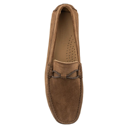 To Boot New York Marlin Mid Brown Suede Driving Shoe
