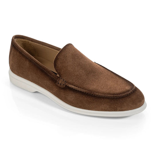 To Boot New York Montage Mid Brown Suede Slip-On Loafer