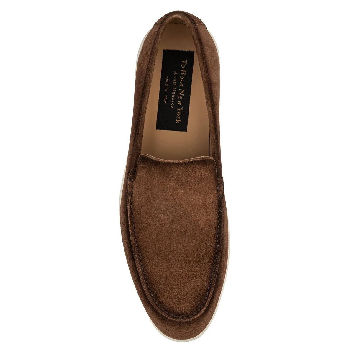 To Boot New York Montage Mid Brown Suede Slip-On Loafer