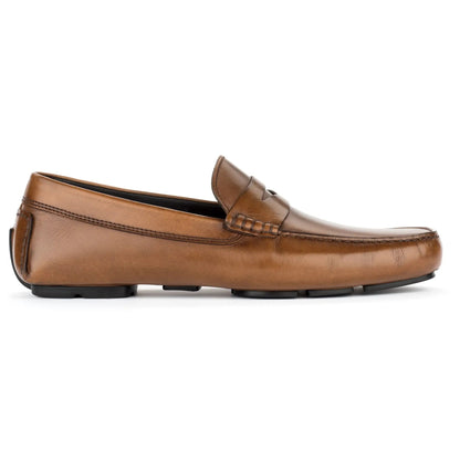 To Boot New York Palo Alto Burnished Tan Penny Driving Loafer