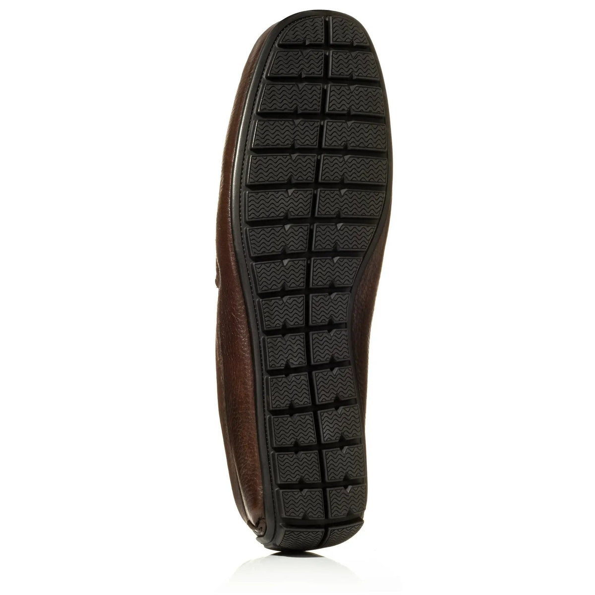 To Boot New York Vieques Mid Brown Deerskin Penny Driving Loafer