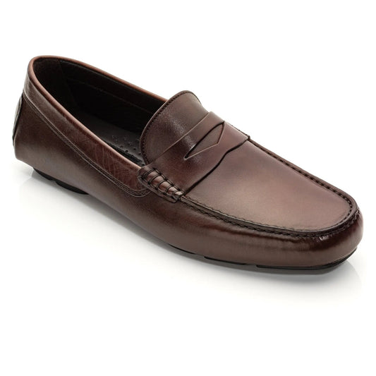 To Boot New York Palo Alto Dark Brown Penny Driving Loafer