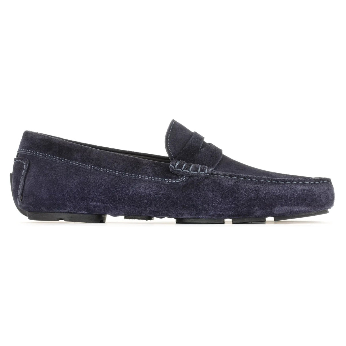To Boot New York Mitchum Navy Blue Suede Driving Shoe
