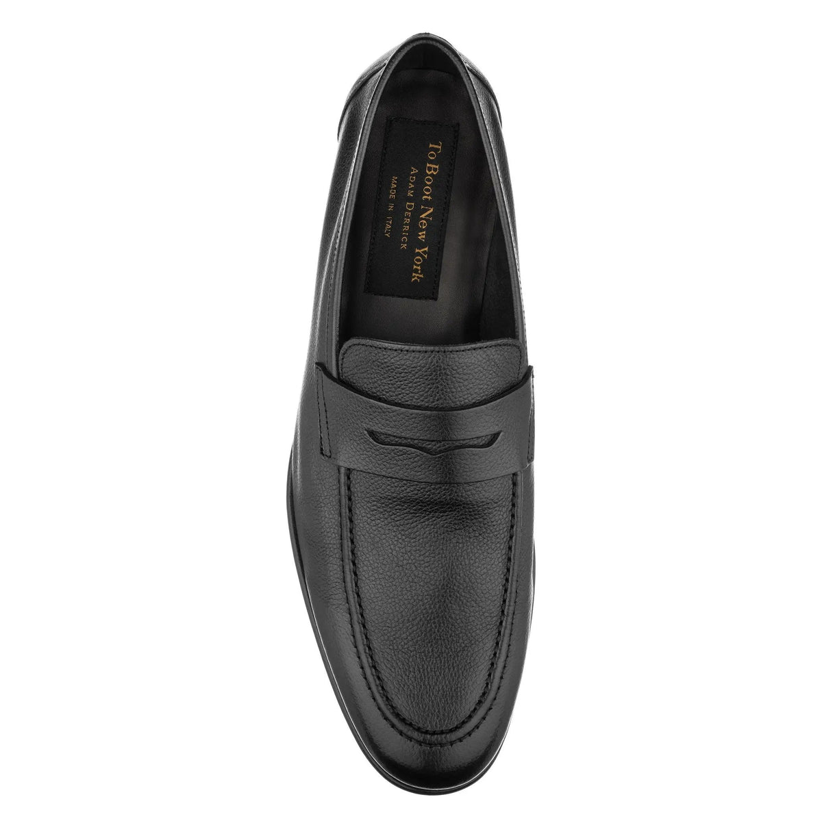 To Boot New York Ravello Black Penny Moccasin Slip-On