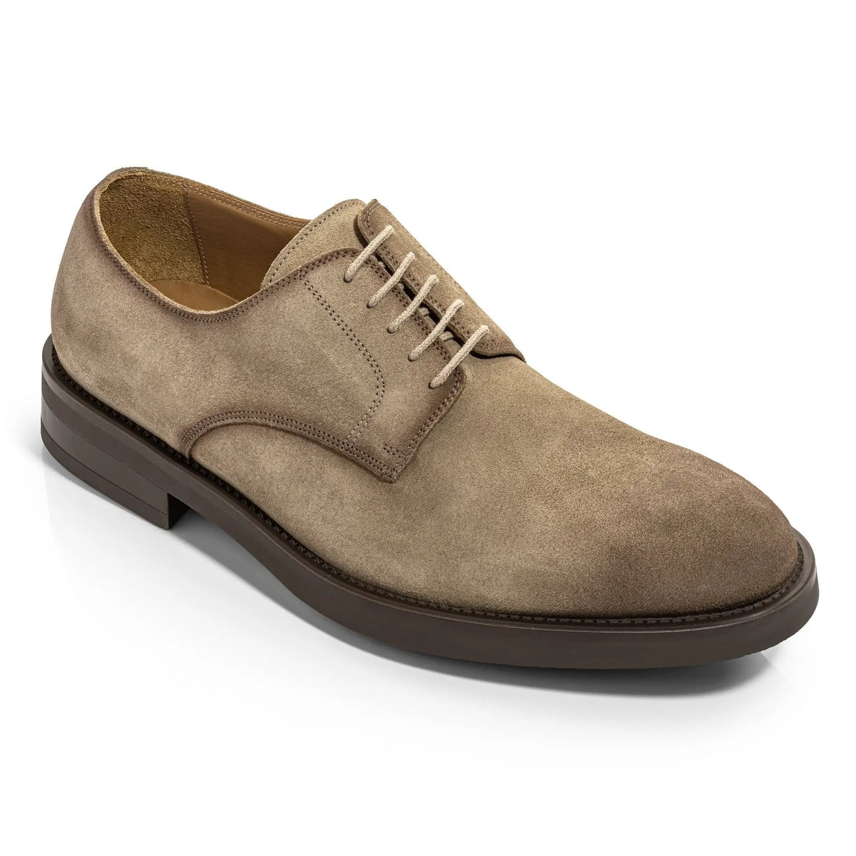 To Boot New York Vineyard Taupe Suede Derby Lace-Up Oxford