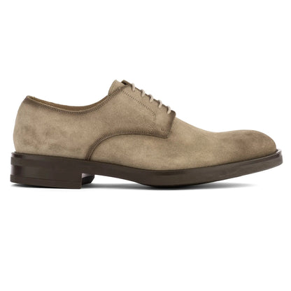 To Boot New York Vineyard Taupe Suede Derby Lace-Up Oxford