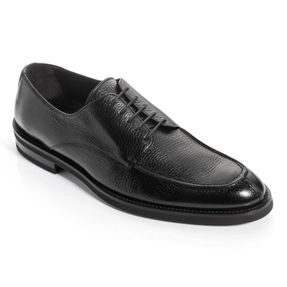 To Boot New York Stevie Black Deerskin Lace-Up Derby