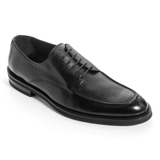 To Boot New York Stevie Black Deerskin Lace-Up Derby