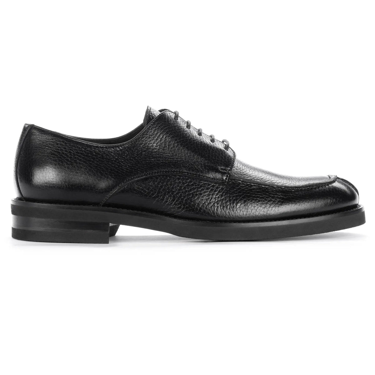 To Boot New York Stevie Black Deerskin Lace-Up Derby