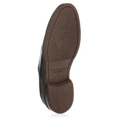 To Boot New York Stevie Black Deerskin Lace-Up Derby