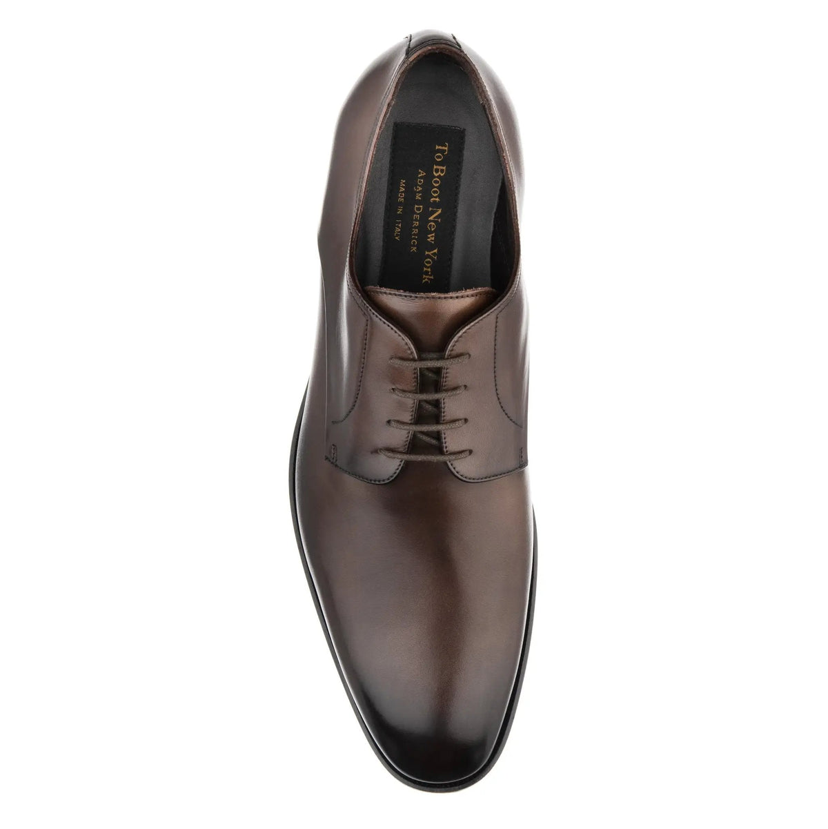 To Boot New York Parsons Dark Brown Calf Leather Derby Oxford