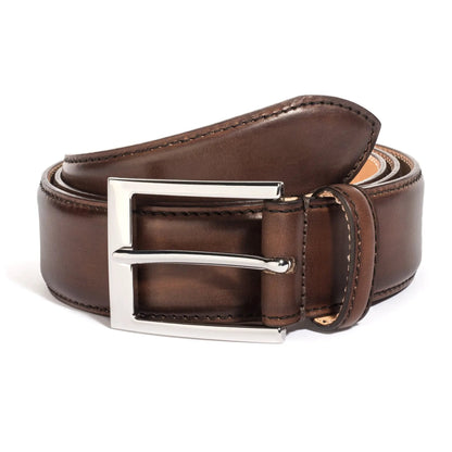 To Boot New York Burnished Brown Calf Belt