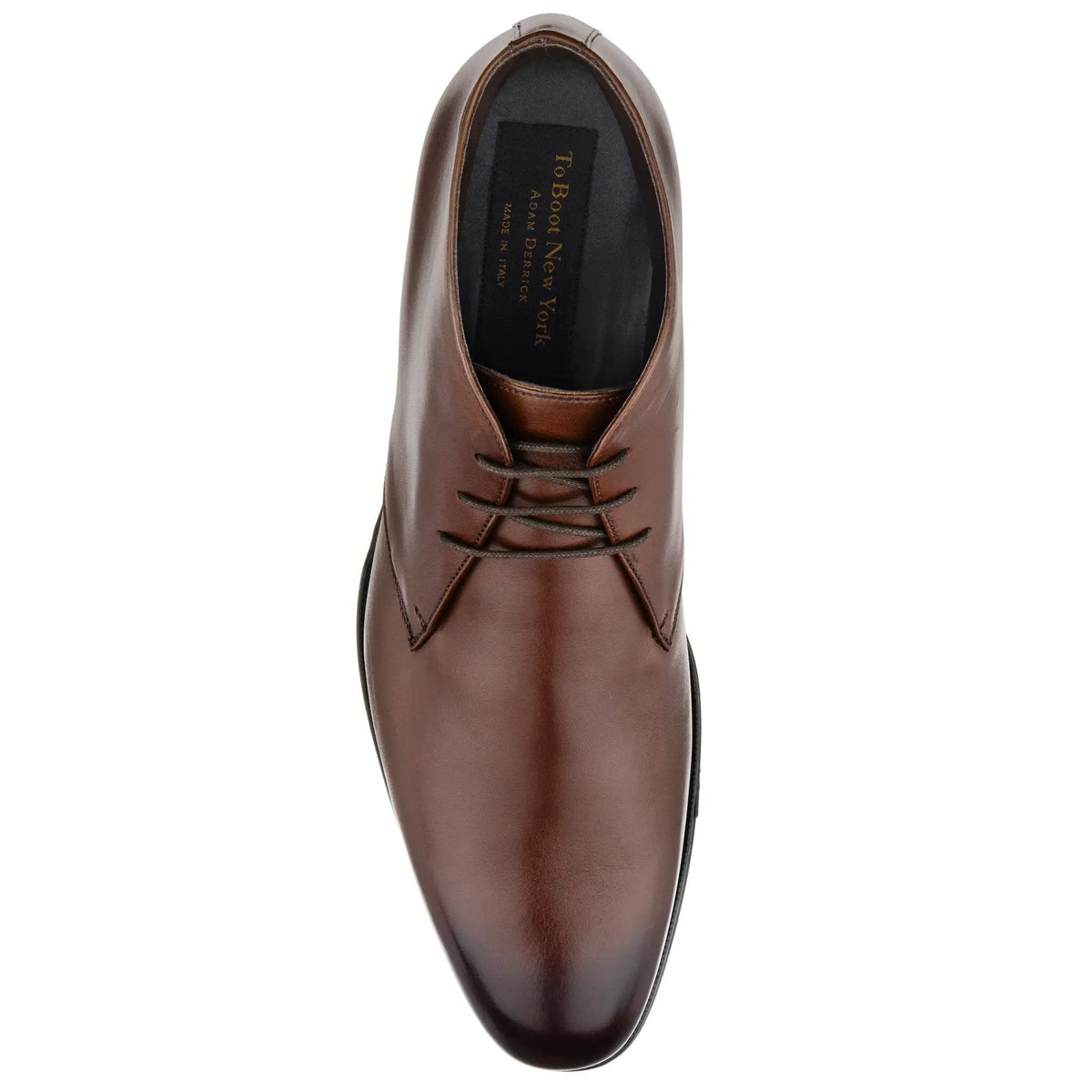 To Boot New York Leigh Burnished Brown Calf Chukka Boot