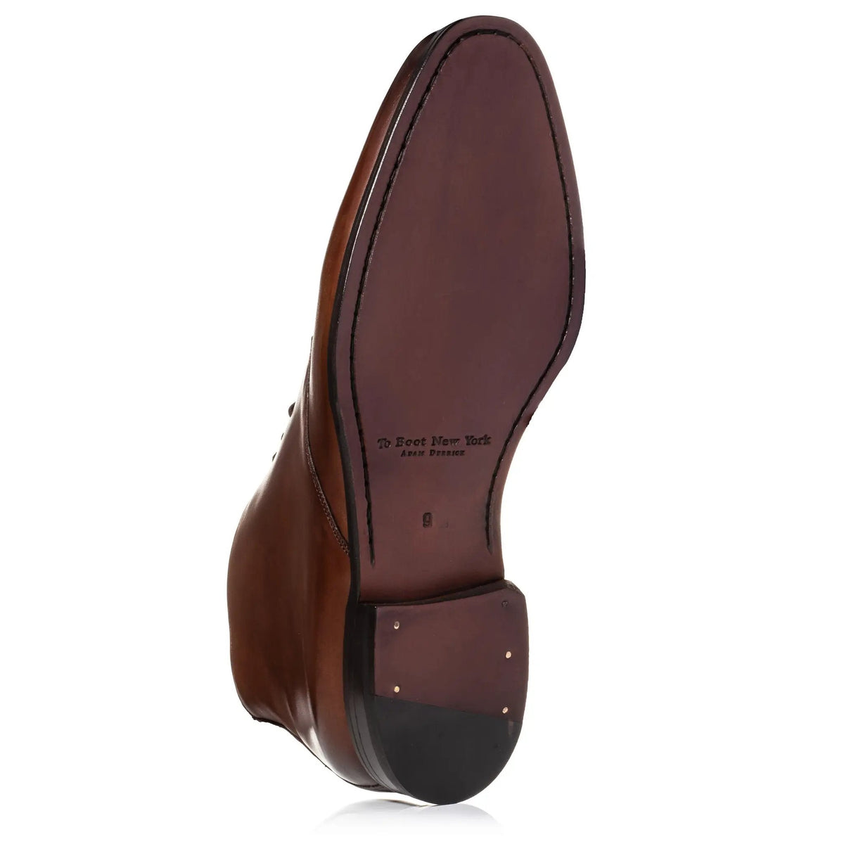 To Boot New York Leigh Burnished Brown Calf Chukka Boot