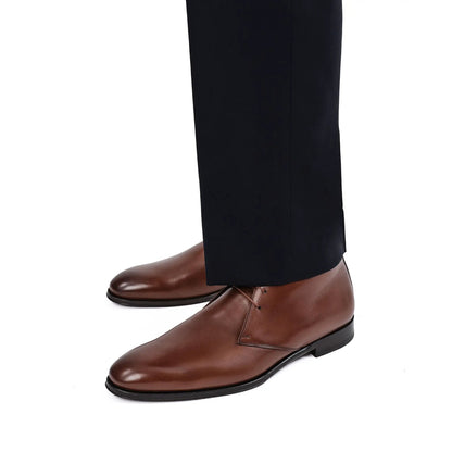 To Boot New York Leigh Burnished Brown Calf Chukka Boot