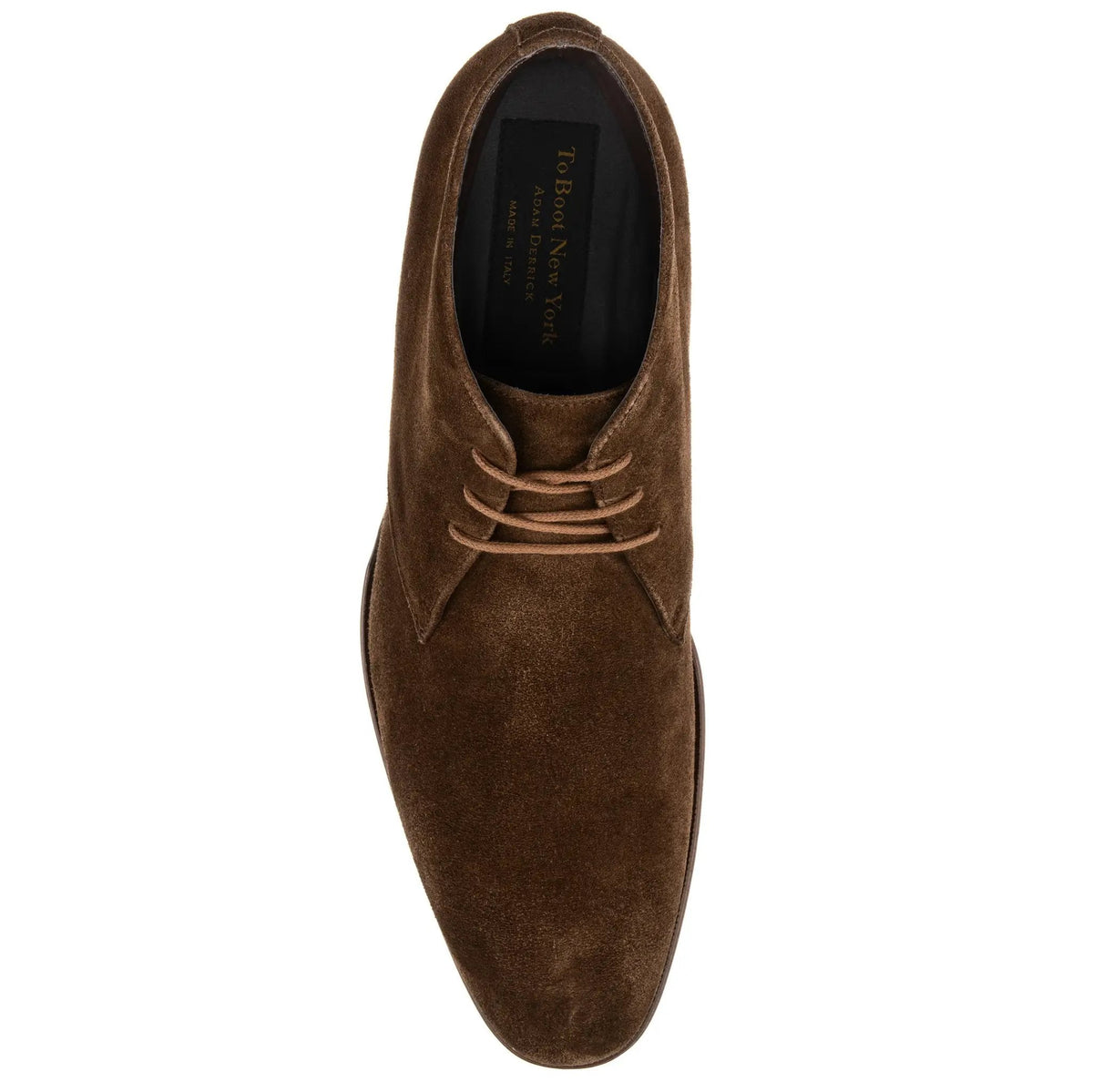 To Boot New York Leigh Mid Brown Suede Chukka Boot