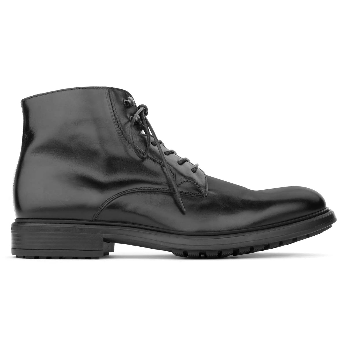 To Boot New York Major Black Calf Lace-Up Boot