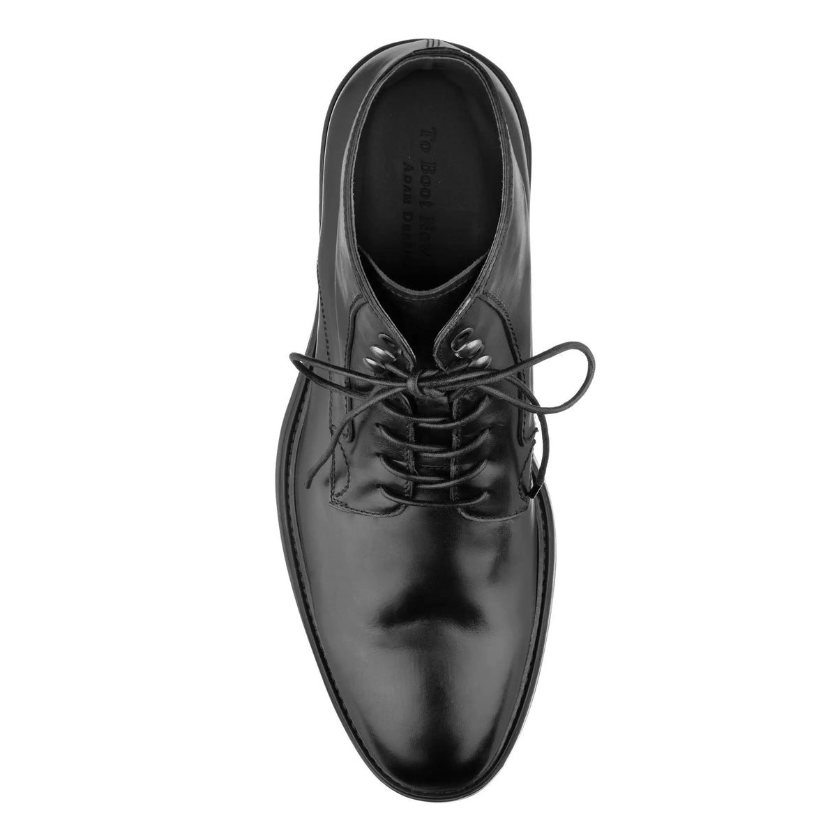 To Boot New York Major Black Calf Lace-Up Boot