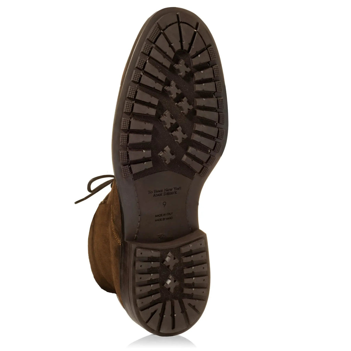 To Boot New York Major Mid Brown Suede Lace-Up Boot