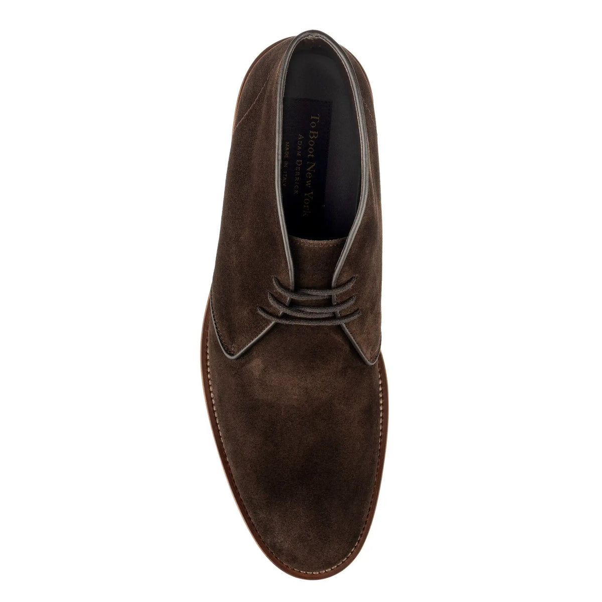 To Boot New York Monaco Dark Brown Suede Desert Boot