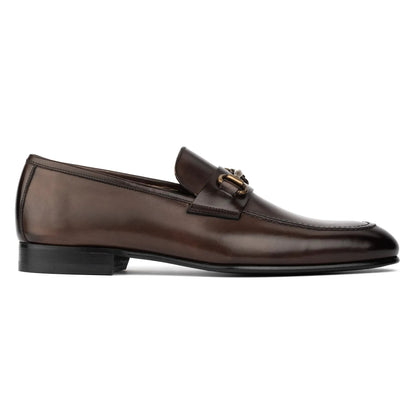 To Boot New York Berkshire Burnished Brown Calf Bit Loafer