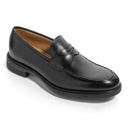 To Boot New York Bernard Black Calf Leather Penny Loafer