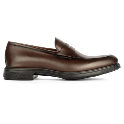 To Boot New York Bernard Dark Brown Calf Leather Penny Loafer