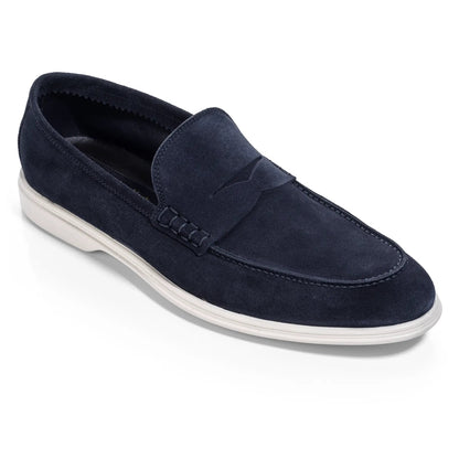 To Boot New York Browne Blue Suede Penny Slip-On