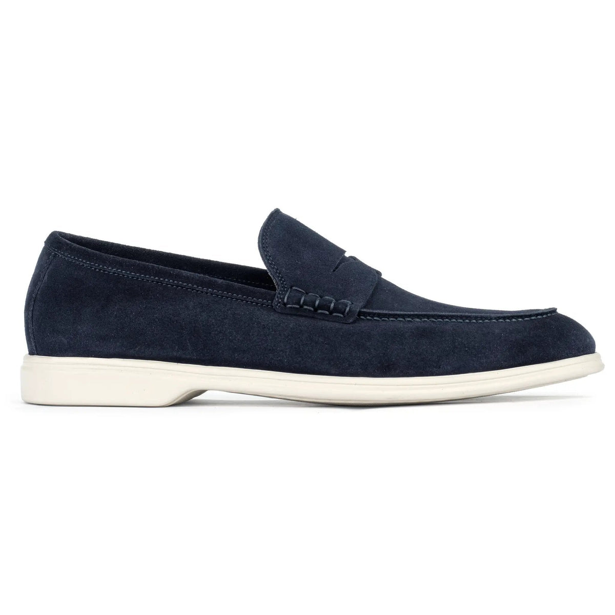 To Boot New York Browne Blue Suede Penny Slip-On