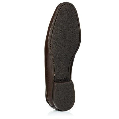 To Boot New York Brunswick Dark Brown Deerskin Leather Slip-On Loafer