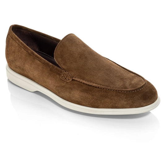 To Boot New York Cassidy Mid Brown Suede Slip-On Loafer
