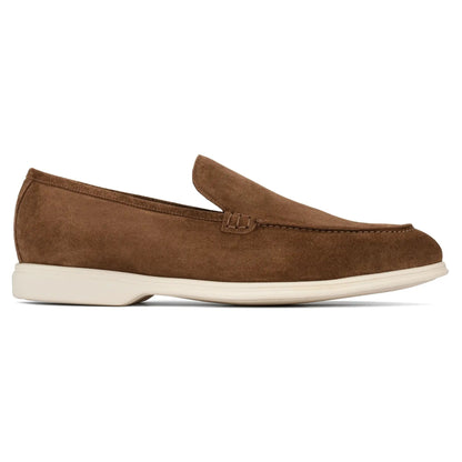 To Boot New York Cassidy Mid Brown Suede Slip-On Loafer