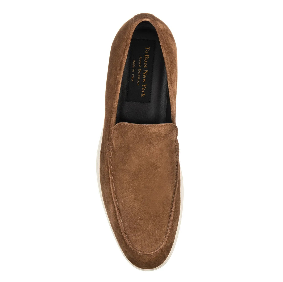 To Boot New York Cassidy Mid Brown Suede Slip-On Loafer