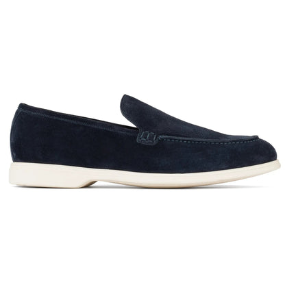 To Boot New York Cassidy Navy Suede Slip-On Loafer